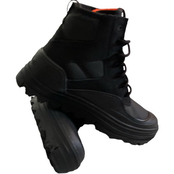 Women’s REEBOK CLUB C CLEATED MID Black Size 7.5 H69134 - Picture 6 of 12